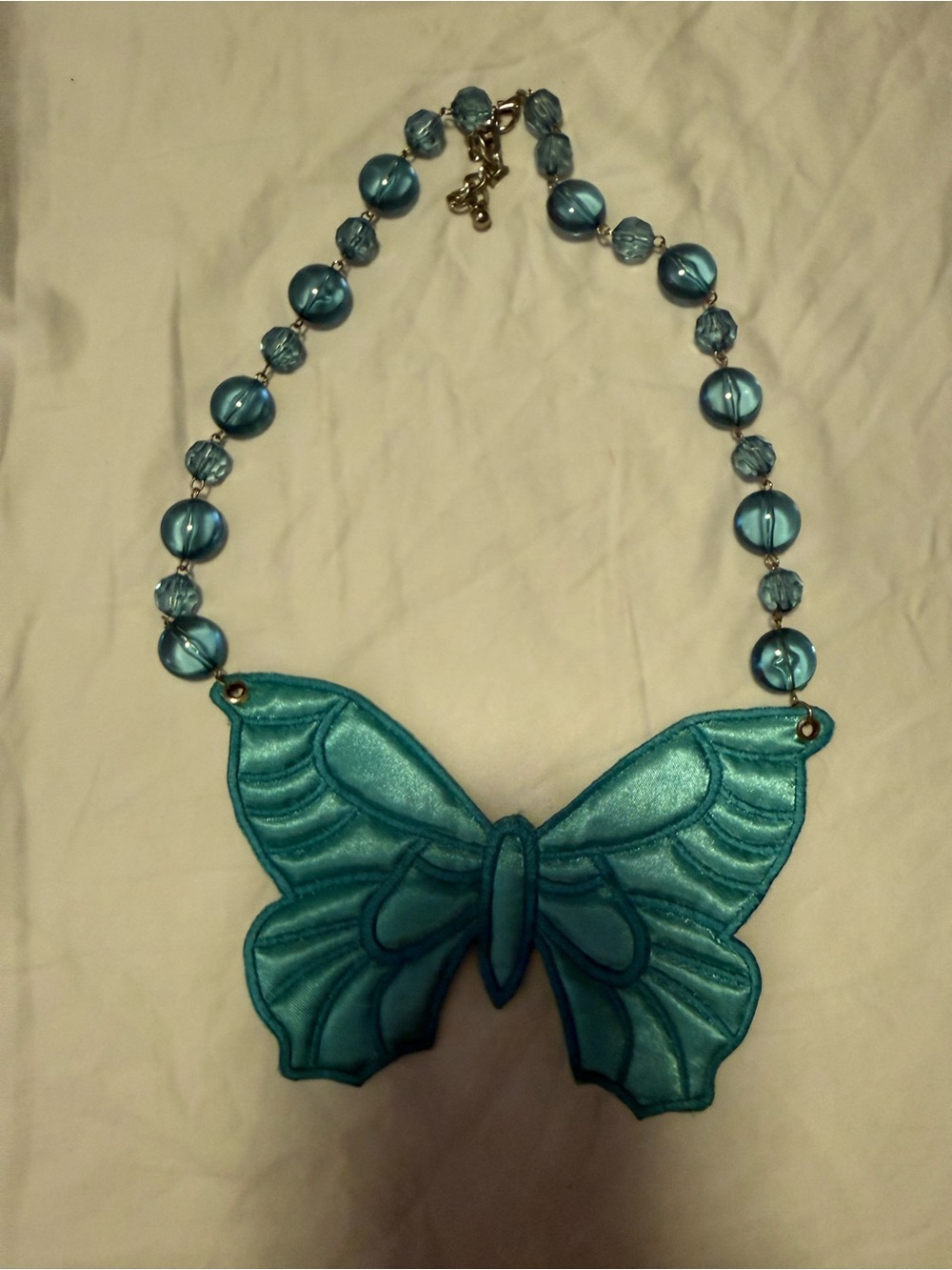 Blue Butterfly Pendant Necklace - Women Accessories